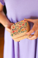 Load image into Gallery viewer, Floral & Cork Travel Jewelry Box
