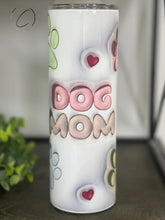 Load image into Gallery viewer, PREORDER: Dog Mom Bubble Skinny Tumbler