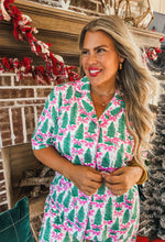 Load image into Gallery viewer, PREORDER: Tis the Season Luxe PJ Set in Two Prints