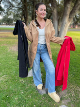Load image into Gallery viewer, PREORDER: Time Slips Away Hooded Jacket in Three Colors