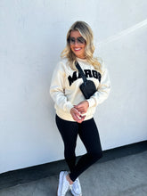 Load image into Gallery viewer, PREORDER: Margs Sherpa Letter Sweatshirt