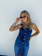 Load image into Gallery viewer, PREORDER: Frankie Overall Denim Dress