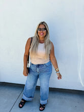 Load image into Gallery viewer, PREORDER: Jordan Wide Cuff Jeans