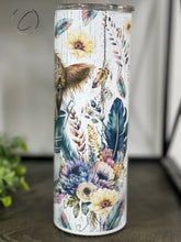 Load image into Gallery viewer, PREORDER: Boho Bucket Highland Cow Skinny Tumbler