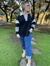 Load image into Gallery viewer, PREORDER: Stay Preppy Collared Sweatshirt in Five Colors