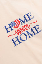 Load image into Gallery viewer, PREORDER: Embroidered Home Sweet Home Tee