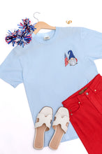 Load image into Gallery viewer, PREORDER: Embroidered American Gnome Tee