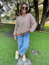 Load image into Gallery viewer, PREORDER: Step By Step Stripe Sweatshirt in Four Colors