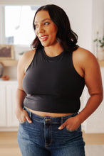 Load image into Gallery viewer, Yesterday's Crop Tank in Black