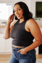 Load image into Gallery viewer, Yesterday's Crop Tank in Black