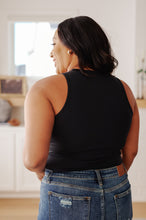 Load image into Gallery viewer, Yesterday's Crop Tank in Black