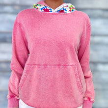 Load image into Gallery viewer, PREORDER: Sia Acid Wash Crochet Hoodie