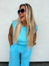 Load image into Gallery viewer, PREORDER: Maddie Cropped Pant Set