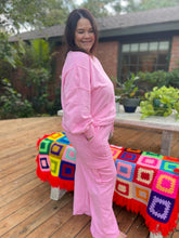 Load image into Gallery viewer, PREORDER: Beautiful Day Mineral Wash Pullover and Cargo Pants Set in Two Colors