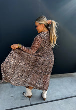 Load image into Gallery viewer, PREORDER: Carmen Sheer Cheetah Dress