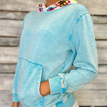 Load image into Gallery viewer, PREORDER: Sia Acid Wash Crochet Hoodie