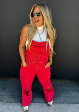 Load image into Gallery viewer, PREORDER: Dahlia Crop Wide Leg Overalls in Two Colors