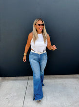 Load image into Gallery viewer, PREORDER: Take Sides Pinstripe Jeans