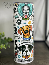 Load image into Gallery viewer, PREORDER: Life is Better with Dogs Skinny Tumbler