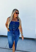 Load image into Gallery viewer, PREORDER: Frankie Overall Denim Dress