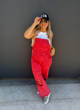 Load image into Gallery viewer, PREORDER: Dahlia Crop Wide Leg Overalls in Two Colors