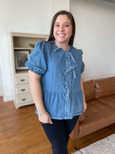 Load image into Gallery viewer, PREORDER: Sweet Escape Peplum Top