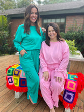 Load image into Gallery viewer, PREORDER: Beautiful Day Mineral Wash Pullover and Cargo Pants Set in Two Colors