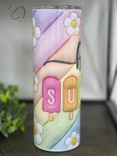 Load image into Gallery viewer, PREORDER: Hello Summer Popsicle Skinny Tumbler