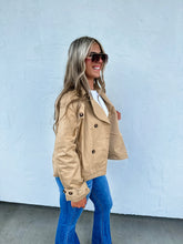 Load image into Gallery viewer, PREORDER: Rossi Crop Trench Coat in Four Colors