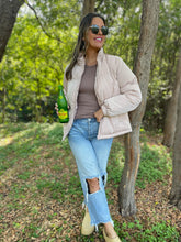 Load image into Gallery viewer, PREORDER: Touch of Blush Puffer Jacket