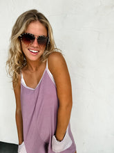 Load image into Gallery viewer, PREORDER: Taylor Stripe Pocket Romper in Four Colors