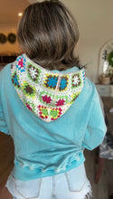Load image into Gallery viewer, PREORDER: Sia Acid Wash Crochet Hoodie