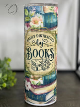 Load image into Gallery viewer, PREORDER: Easily Distracted by Books Skinny Tumbler