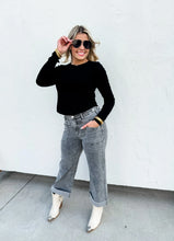 Load image into Gallery viewer, PREORDER: Grey Clover Front Pocket Jeans