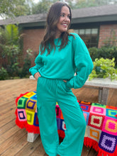 Load image into Gallery viewer, PREORDER: Beautiful Day Mineral Wash Pullover and Cargo Pants Set in Two Colors