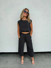 Load image into Gallery viewer, PREORDER: Maddie Cropped Pant Set