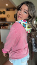 Load image into Gallery viewer, PREORDER: Sia Acid Wash Crochet Hoodie