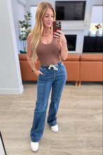 Load image into Gallery viewer, PREORDER: High Rise Wide Leg Denim Joggers