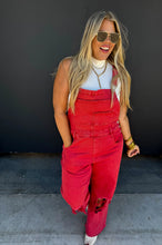 Load image into Gallery viewer, PREORDER: Dahlia Crop Wide Leg Overalls in Two Colors