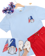 Load image into Gallery viewer, PREORDER: Embroidered American Gnome Tee