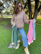 Load image into Gallery viewer, PREORDER: Step By Step Stripe Sweatshirt in Four Colors