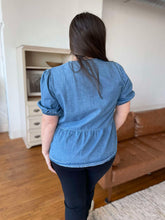 Load image into Gallery viewer, PREORDER: Sweet Escape Peplum Top