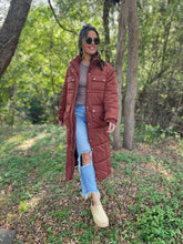 Load image into Gallery viewer, PREORDER: Wrap Me Up Full Length Puffer Jacket