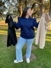 Load image into Gallery viewer, PREORDER: Elevate Your Status Puff Sleeve Hoodie in Three Colors