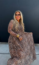 Load image into Gallery viewer, PREORDER: Carmen Sheer Cheetah Dress