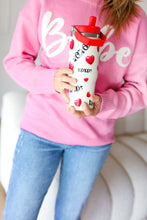 Load image into Gallery viewer, Valentines Heart XOXO Tumbler with Top Handle