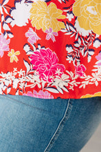 Load image into Gallery viewer, Among The Flowers Floral Top
