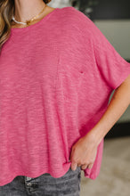 Load image into Gallery viewer, Basically Flowing Dolman Sleeve Top in Hot Pink