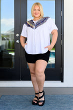 Load image into Gallery viewer, Casually Boho Keyhole Neckline Top