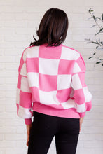 Load image into Gallery viewer, Check Yourself Checkered Sweater in Pink